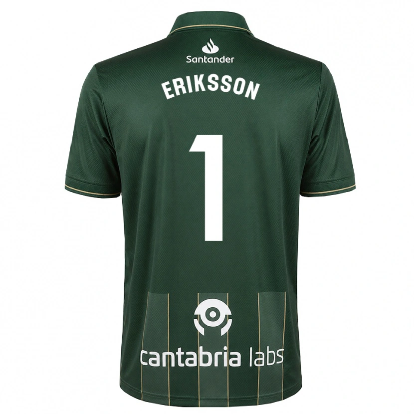 Danxen Hombre Camiseta Simon Eriksson #1 Gris Pizarra Oscuro Blanco 2ª Equipación 2026/27 La Camisa México