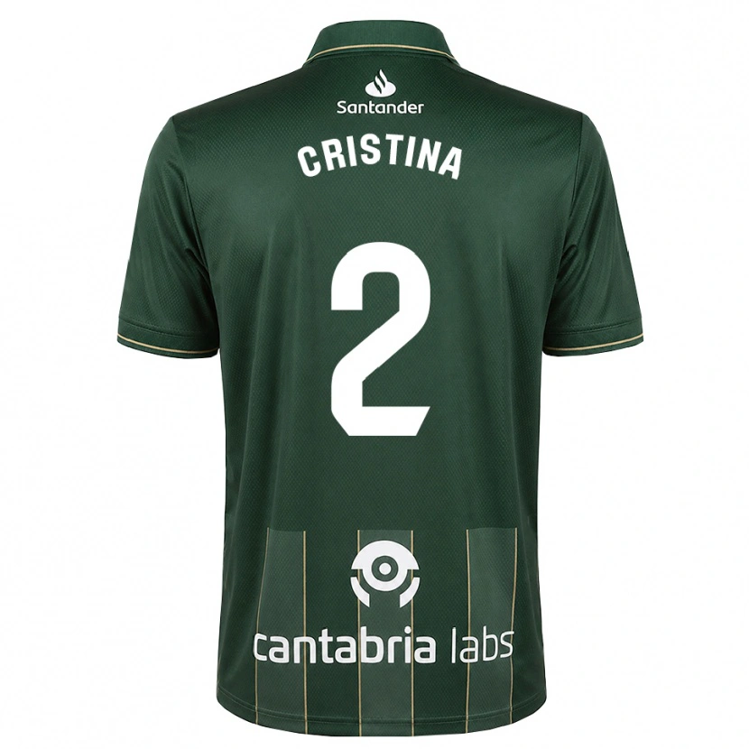 Danxen Hombre Camiseta Cristina Muñoz García #2 Gris Pizarra Oscuro Blanco 2ª Equipación 2026/27 La Camisa México