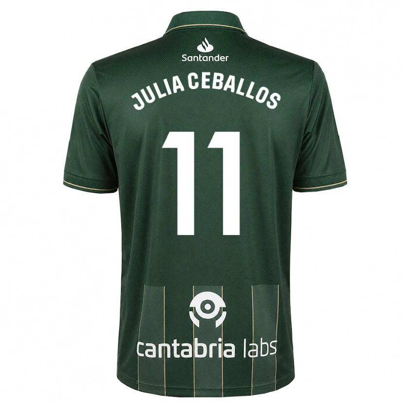 Danxen Hombre Camiseta Julia Ceballos Carrancio #11 Gris Pizarra Oscuro Blanco 2ª Equipación 2026/27 La Camisa México