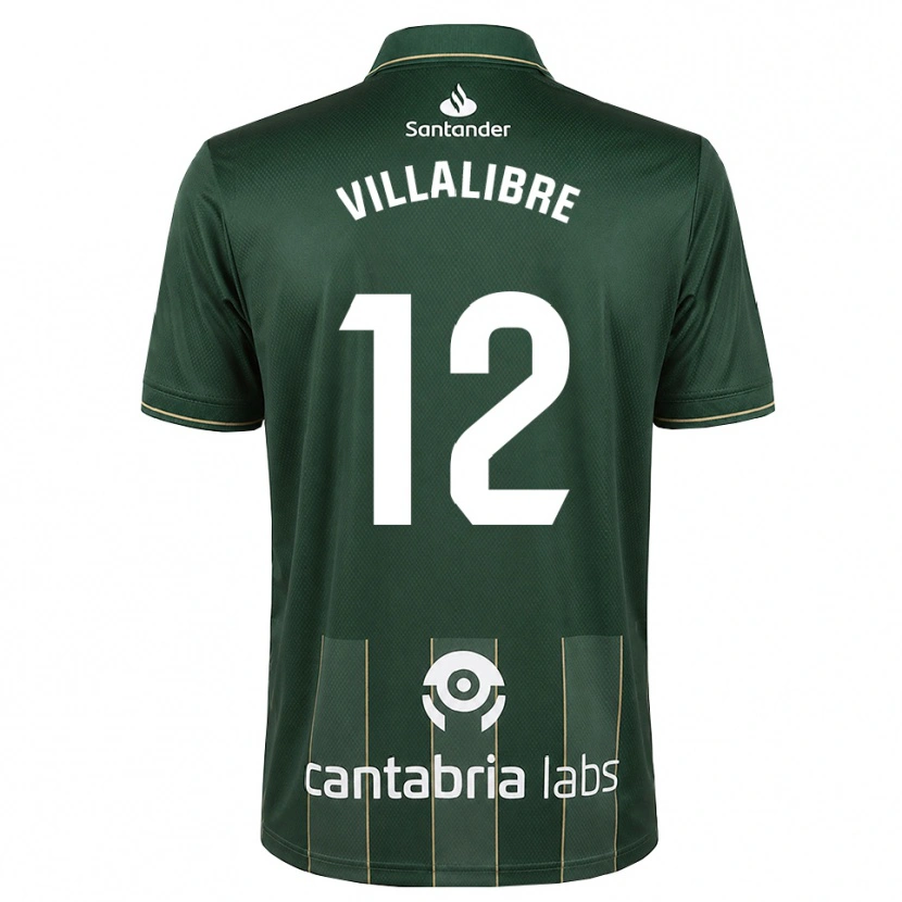 Danxen Hombre Camiseta Asier Villalibre #12 Gris Pizarra Oscuro Blanco 2ª Equipación 2026/27 La Camisa México
