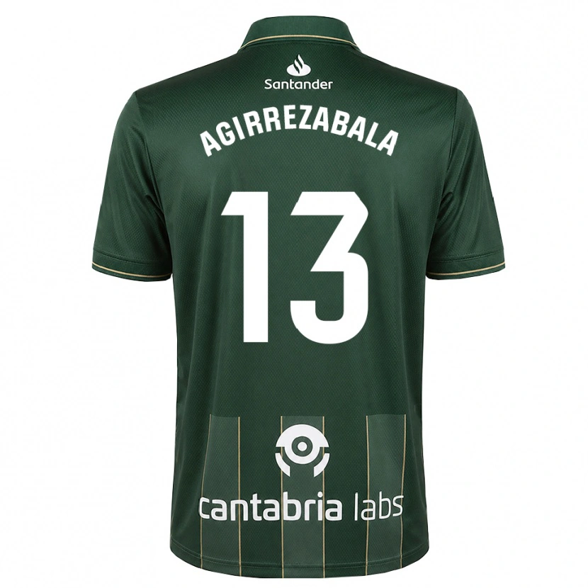 Danxen Hombre Camiseta Julen Agirrezabala #13 Gris Pizarra Oscuro Blanco 2ª Equipación 2026/27 La Camisa México