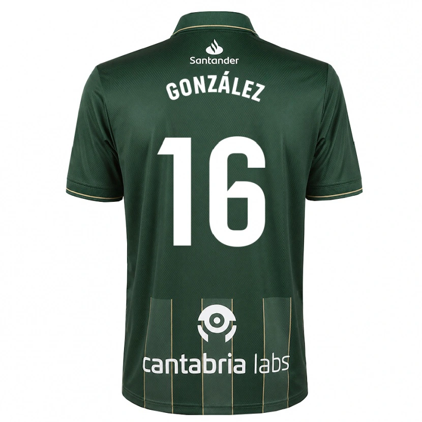 Danxen Hombre Camiseta Facundo González #16 Gris Pizarra Oscuro Blanco 2ª Equipación 2026/27 La Camisa México