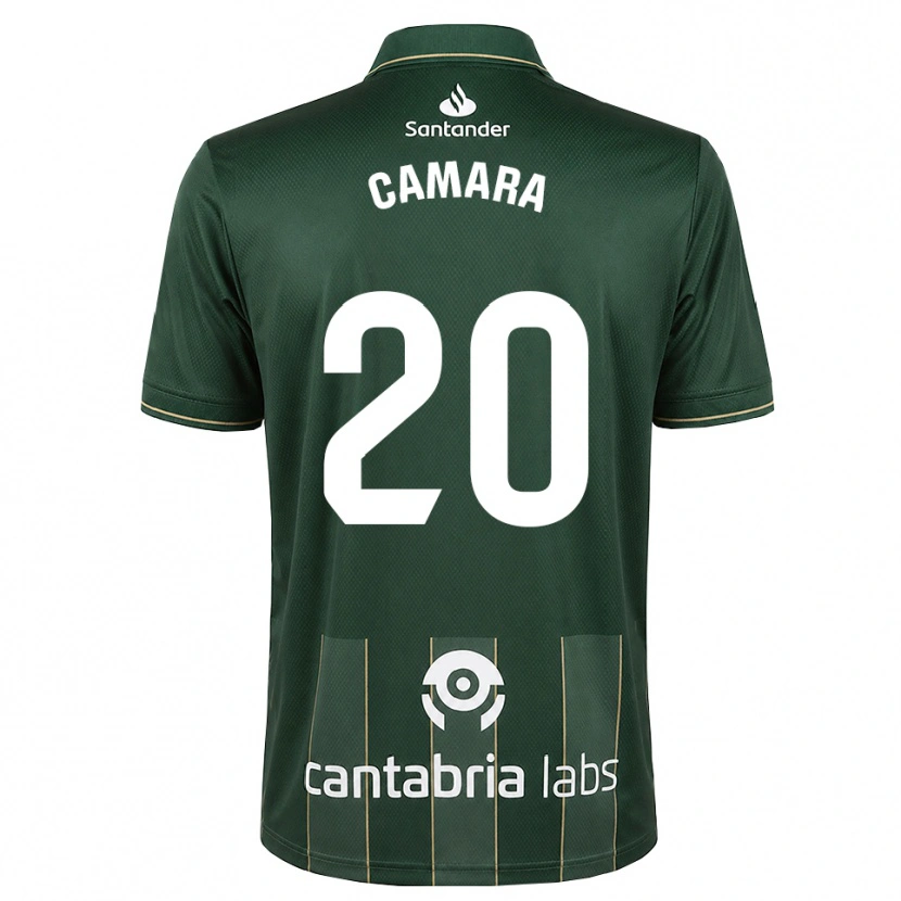 Danxen Hombre Camiseta Suleiman Camara #20 Gris Pizarra Oscuro Blanco 2ª Equipación 2026/27 La Camisa México