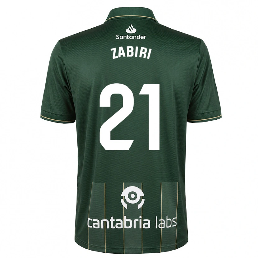 Danxen Hombre Camiseta Yassir Zabiri #21 Gris Pizarra Oscuro Blanco 2ª Equipación 2026/27 La Camisa México
