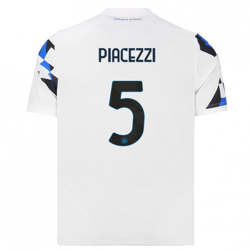 Danxen Hombre Camiseta Eleonora Piacezzi #5 Blanco Rojo Azul 2ª Equipación 2026/27 La Camisa México