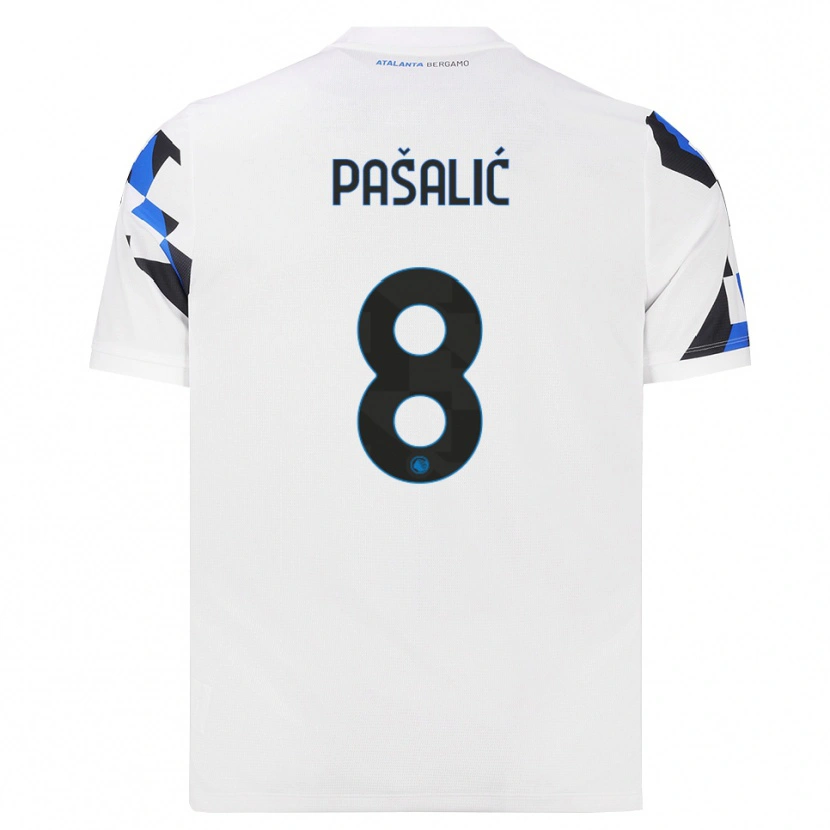 Danxen Hombre Camiseta Mario Pašalić #8 Blanco Rojo Azul 2ª Equipación 2026/27 La Camisa México