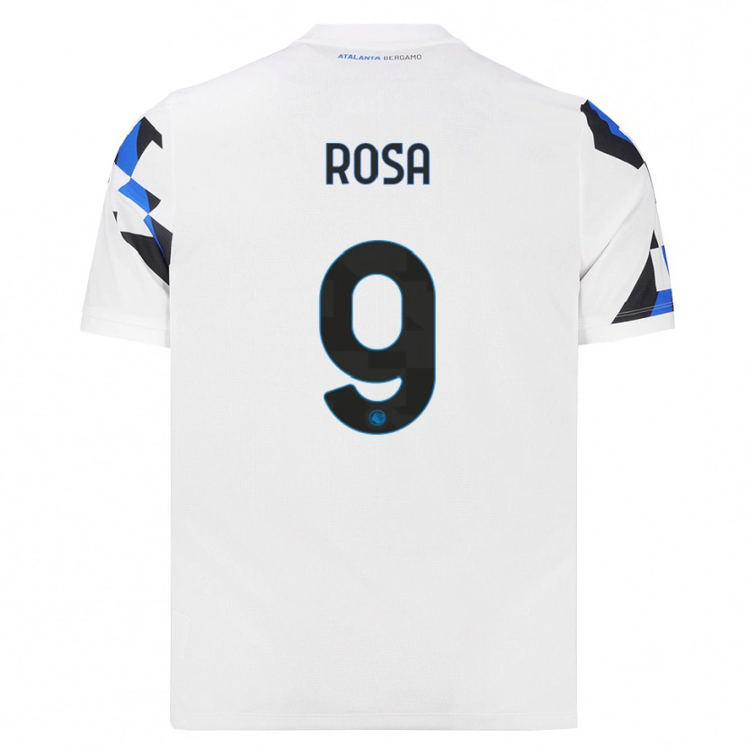 Danxen Hombre Camiseta Alessio Rosa #9 Blanco Rojo Azul 2ª Equipación 2026/27 La Camisa México