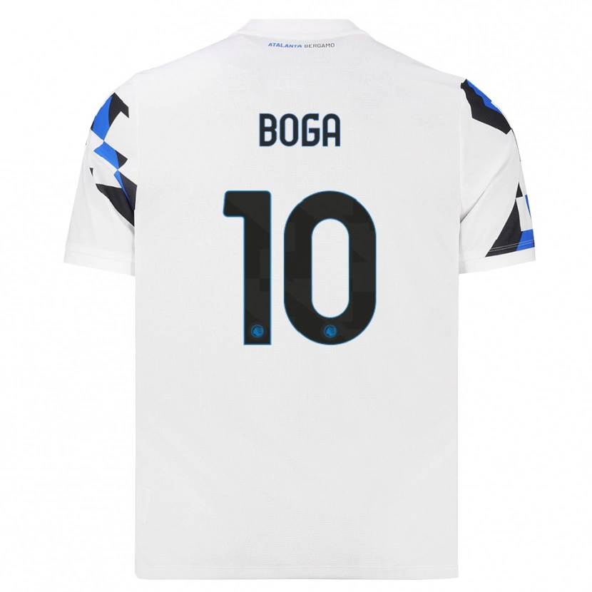 Danxen Hombre Camiseta Jeremie Boga #10 Blanco Rojo Azul 2ª Equipación 2026/27 La Camisa México