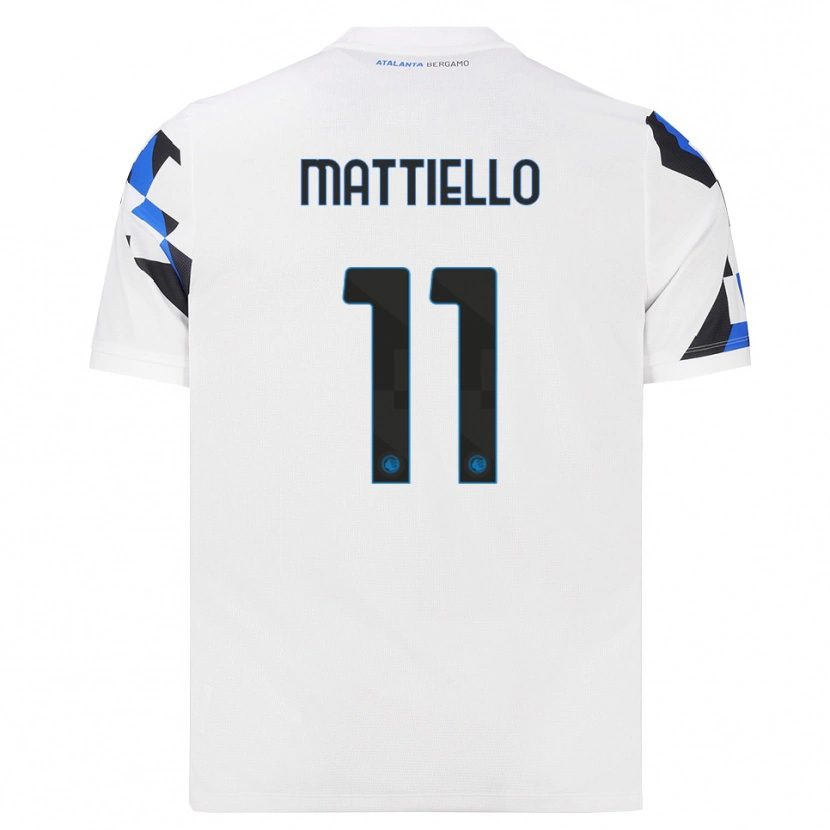 Danxen Hombre Camiseta Federico Mattiello #11 Blanco Rojo Azul 2ª Equipación 2026/27 La Camisa México