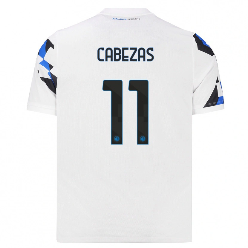 Danxen Hombre Camiseta Bryan Cabezas #11 Blanco Rojo Azul 2ª Equipación 2026/27 La Camisa México