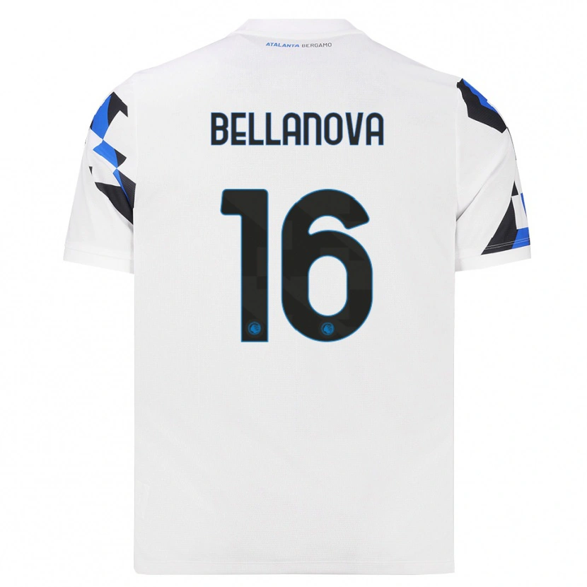 Danxen Hombre Camiseta Raoul Bellanova #16 Blanco Rojo Azul 2ª Equipación 2026/27 La Camisa México