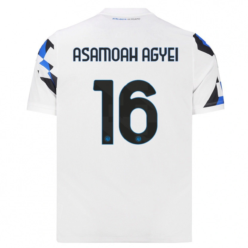 Danxen Hombre Camiseta Yaw Asamoah Agyei #16 Blanco Rojo Azul 2ª Equipación 2026/27 La Camisa México