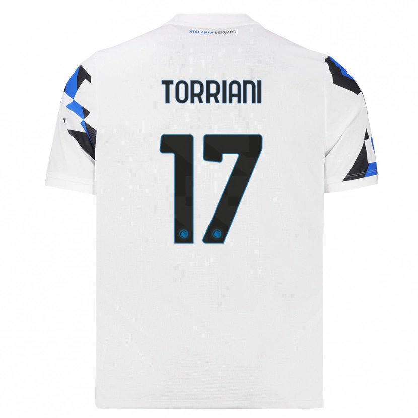 Danxen Hombre Camiseta Andrea Torriani #17 Blanco Rojo Azul 2ª Equipación 2026/27 La Camisa México