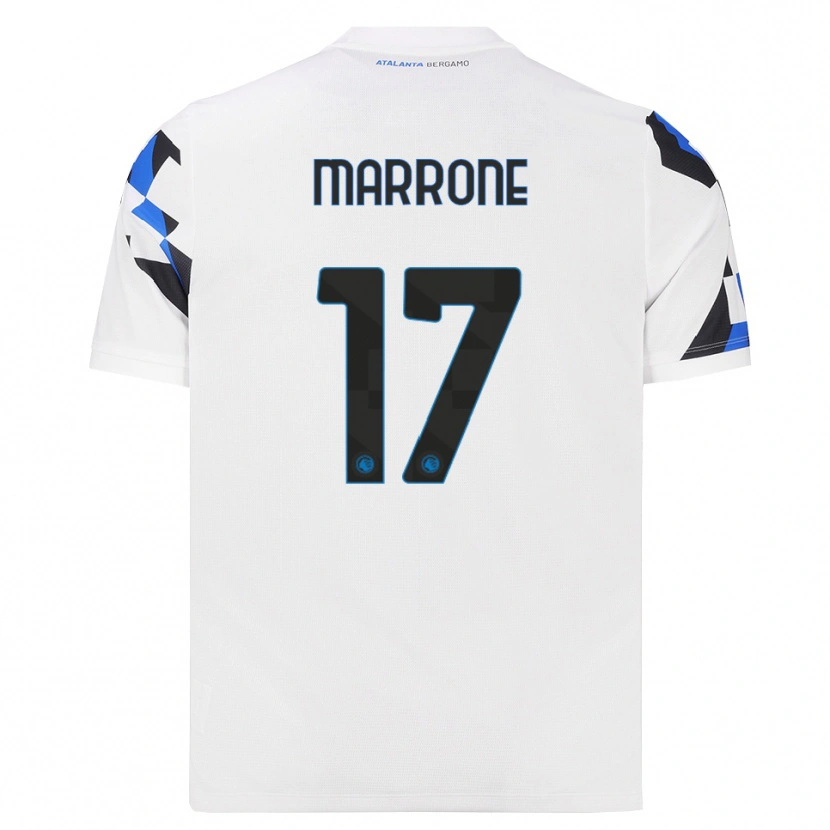 Danxen Hombre Camiseta Federico Marrone #17 Blanco Rojo Azul 2ª Equipación 2026/27 La Camisa México