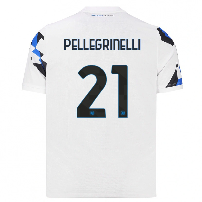 Danxen Hombre Camiseta Giorgia Pellegrinelli #21 Blanco Rojo Azul 2ª Equipación 2026/27 La Camisa México
