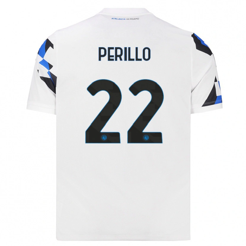 Danxen Hombre Camiseta Diego Perillo #22 Blanco Rojo Azul 2ª Equipación 2026/27 La Camisa México