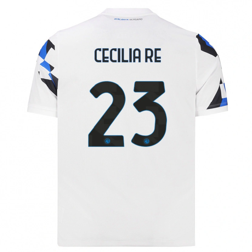 Danxen Hombre Camiseta Cecilia Re #23 Blanco Rojo Azul 2ª Equipación 2026/27 La Camisa México