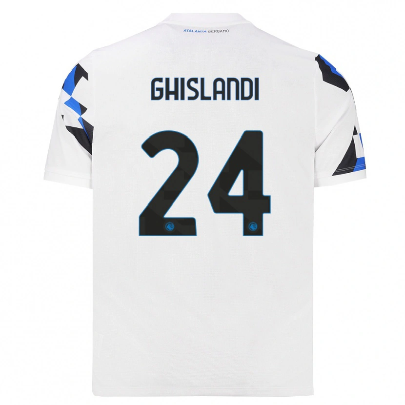 Danxen Hombre Camiseta Davide Ghislandi #24 Blanco Rojo Azul 2ª Equipación 2026/27 La Camisa México