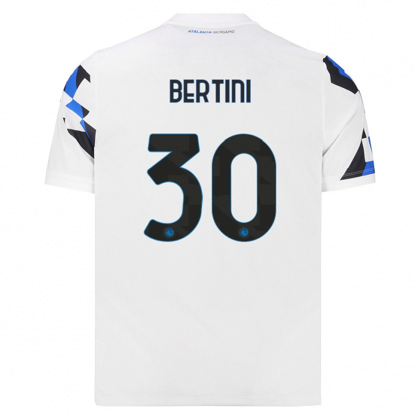 Danxen Hombre Camiseta Tommaso Bertini #30 Blanco Rojo Azul 2ª Equipación 2026/27 La Camisa México