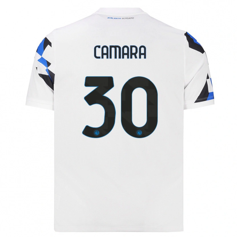 Danxen Hombre Camiseta Henry Camara #30 Blanco Rojo Azul 2ª Equipación 2026/27 La Camisa México