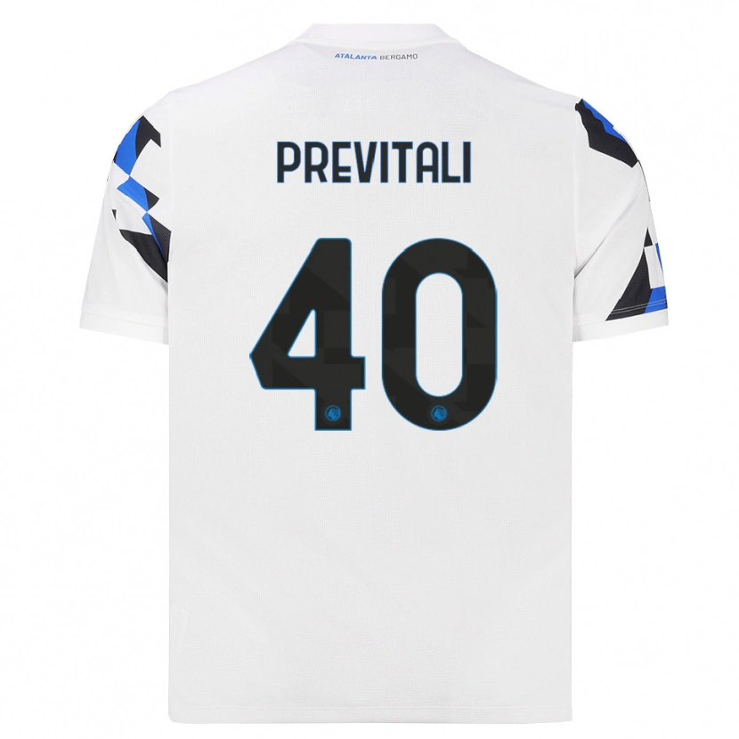 Danxen Hombre Camiseta Cristian Previtali #40 Blanco Rojo Azul 2ª Equipación 2026/27 La Camisa México
