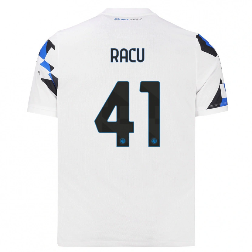 Danxen Hombre Camiseta Andrei Racu #41 Blanco Rojo Azul 2ª Equipación 2026/27 La Camisa México