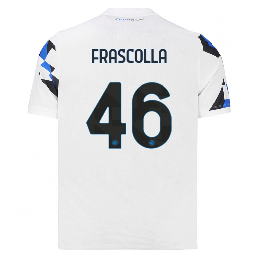 Danxen Hombre Camiseta Andrea Frascolla #46 Blanco Rojo Azul 2ª Equipación 2026/27 La Camisa México
