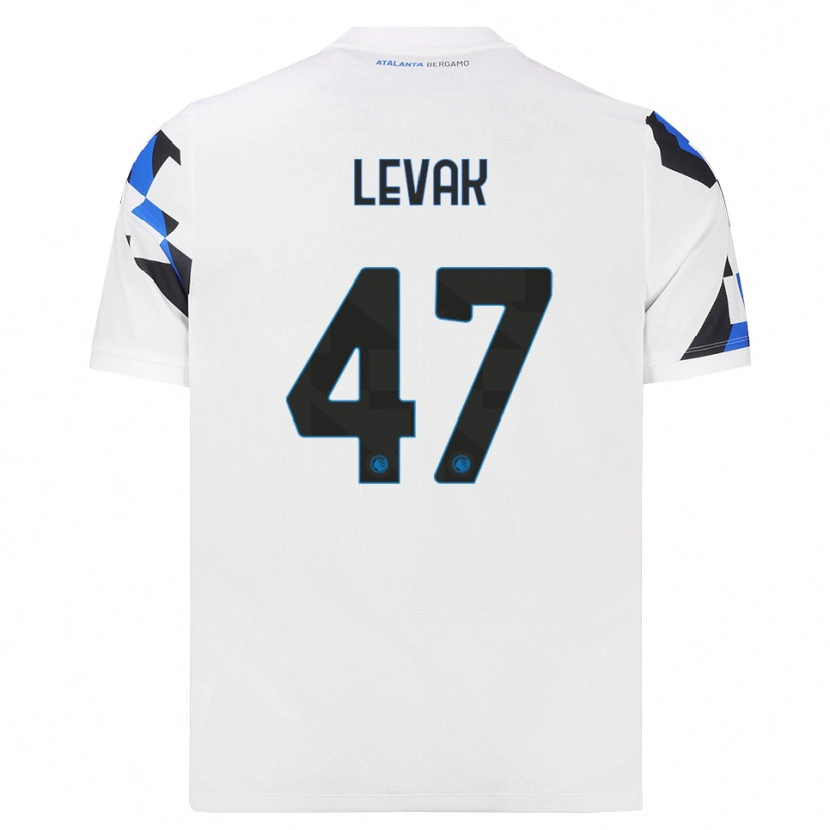 Danxen Hombre Camiseta Sergej Levak #47 Blanco Rojo Azul 2ª Equipación 2026/27 La Camisa México