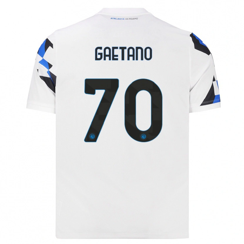 Danxen Hombre Camiseta Gianluca Gaetano #70 Blanco Rojo Azul 2ª Equipación 2026/27 La Camisa México
