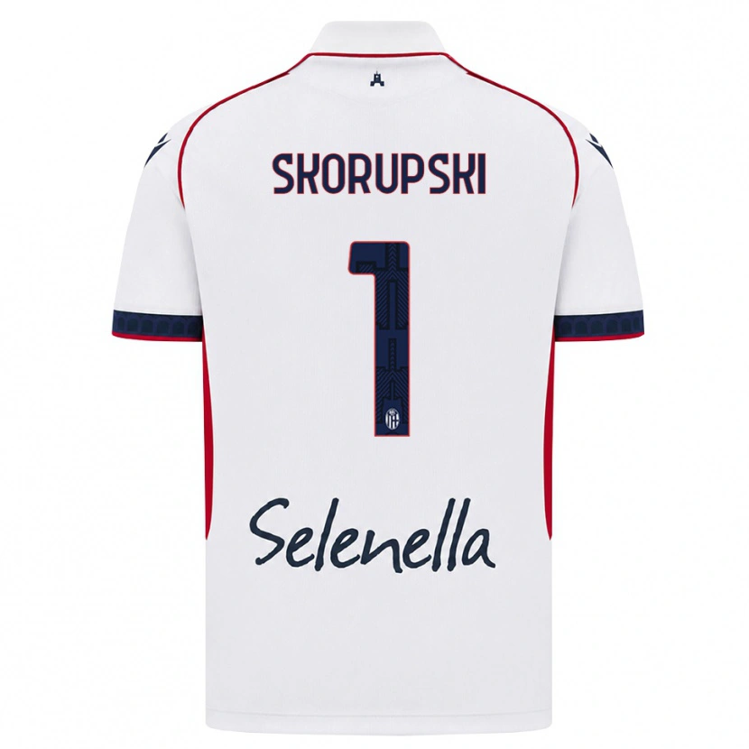 Danxen Hombre Camiseta Lukasz Skorupski #1 Blanco Rojo Azul Real 2ª Equipación 2026/27 La Camisa México