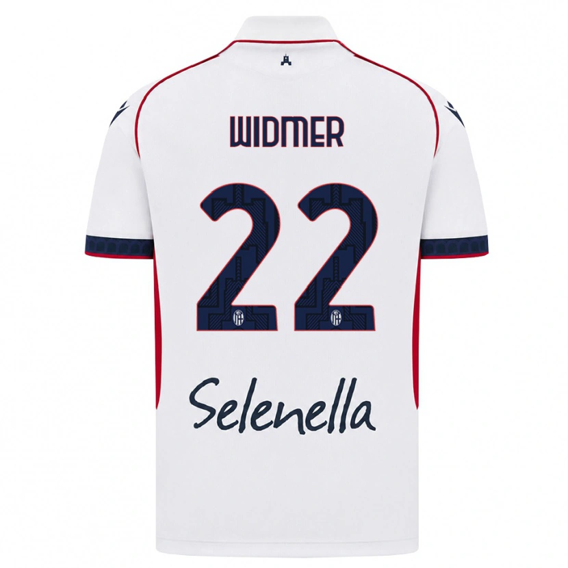 Danxen Hombre Camiseta Renato Widmer D’autilia #22 Blanco Rojo Azul Real 2ª Equipación 2026/27 La Camisa México