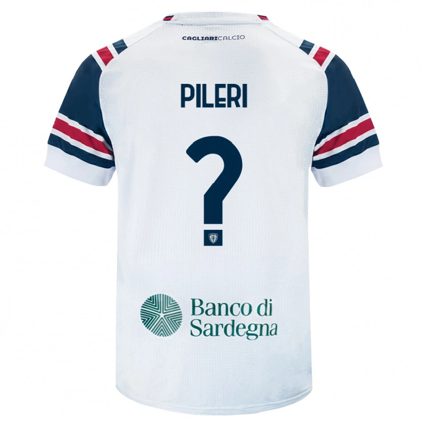 Danxen Hombre Camiseta Matteo Pileri #0 Blanco Rojo Verde 2ª Equipación 2026/27 La Camisa México