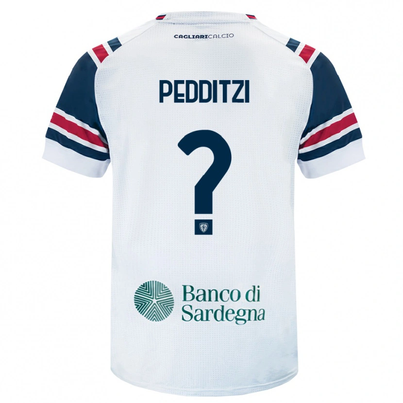 Danxen Hombre Camiseta Simone Pedditzi #0 Blanco Rojo Verde 2ª Equipación 2026/27 La Camisa México