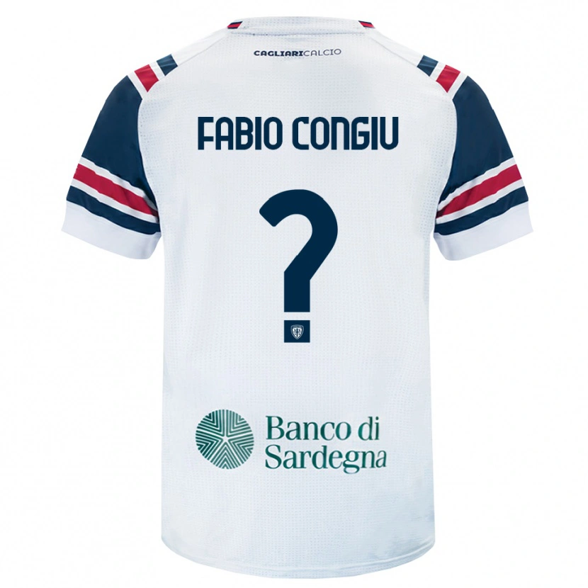 Danxen Hombre Camiseta Fabio Congiu #0 Blanco Rojo Verde 2ª Equipación 2026/27 La Camisa México