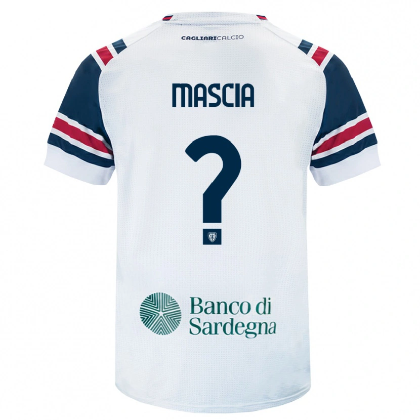 Danxen Hombre Camiseta Enrico Mascia #0 Blanco Rojo Verde 2ª Equipación 2026/27 La Camisa México