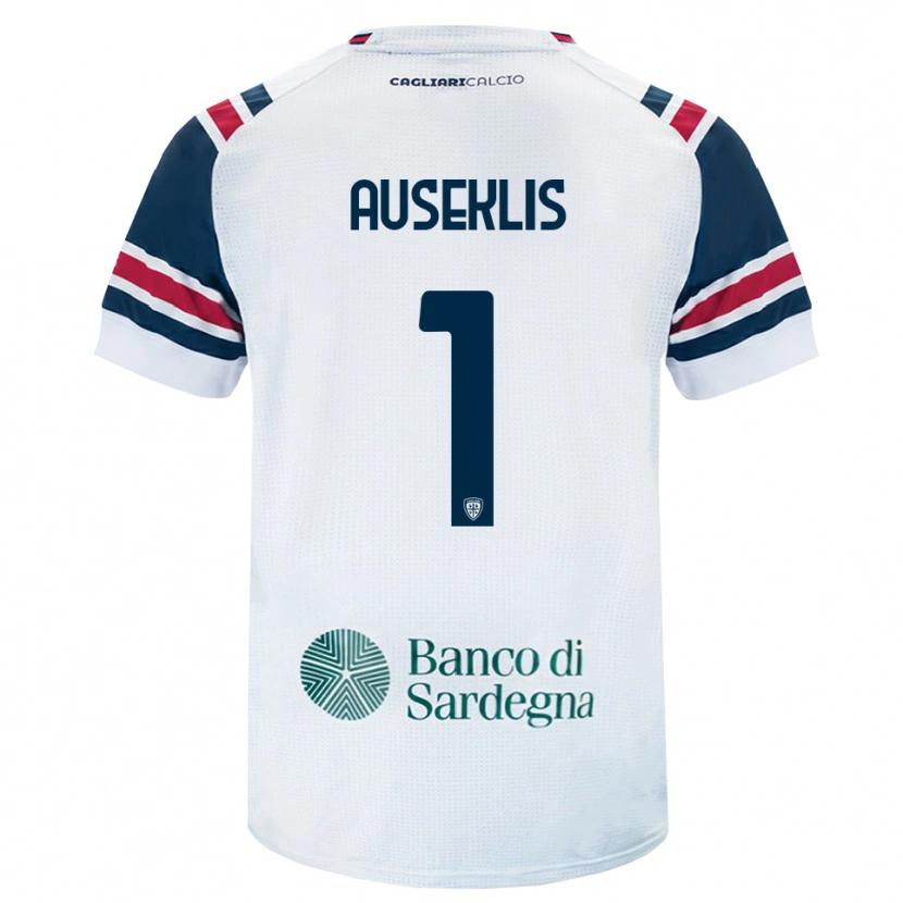 Danxen Hombre Camiseta Henrijs Auseklis #1 Blanco Rojo Verde 2ª Equipación 2026/27 La Camisa México