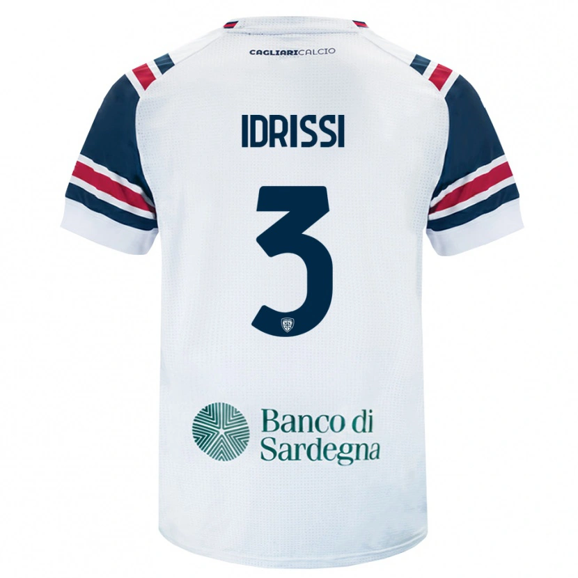 Danxen Hombre Camiseta Riyad Idrissi #3 Blanco Rojo Verde 2ª Equipación 2026/27 La Camisa México