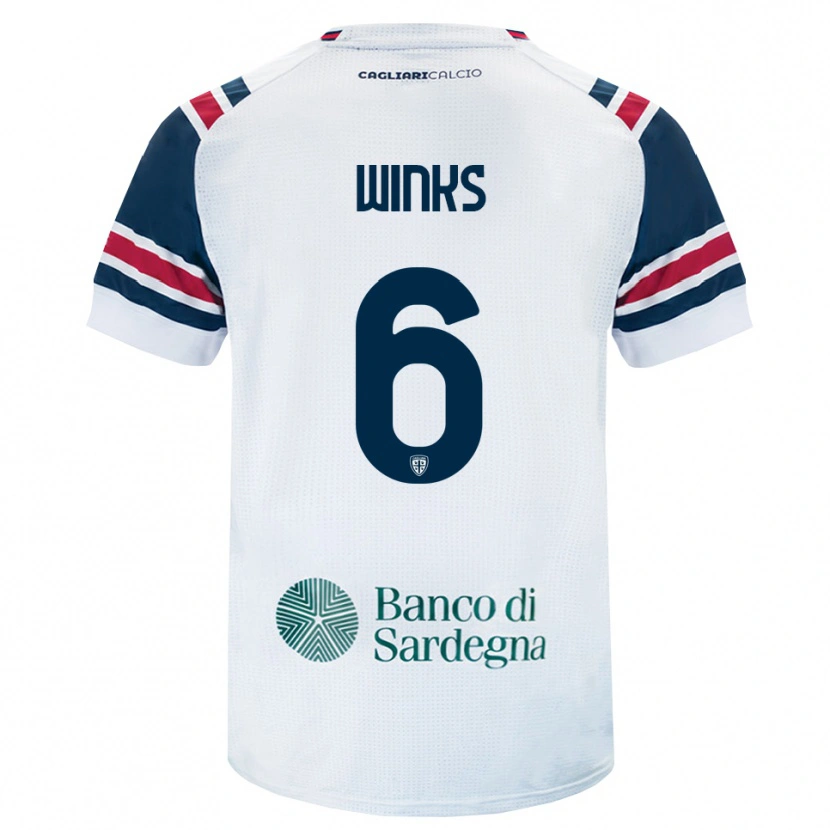 Danxen Hombre Camiseta Harry Winks #6 Blanco Rojo Verde 2ª Equipación 2026/27 La Camisa México