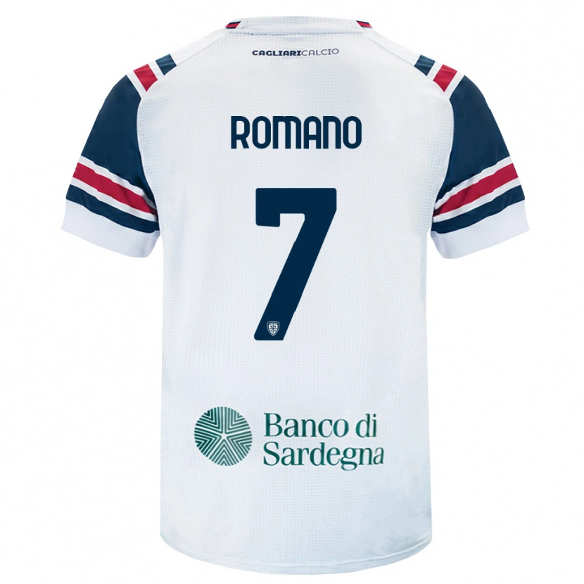 Danxen Hombre Camiseta Antonio Romano #7 Blanco Rojo Verde 2ª Equipación 2026/27 La Camisa México