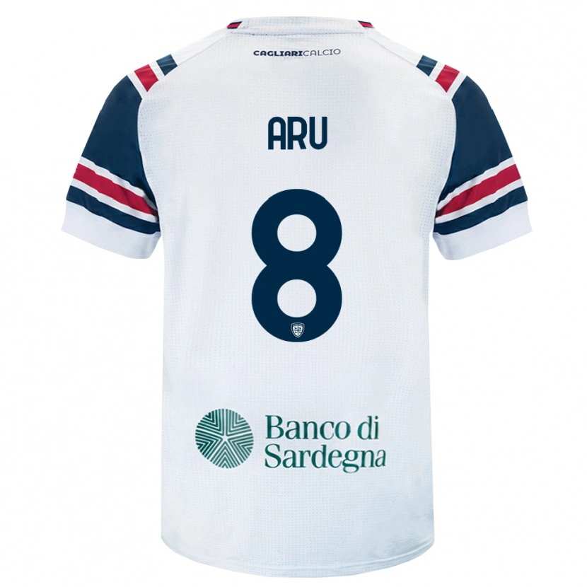 Danxen Hombre Camiseta Riccardo Aru #8 Blanco Rojo Verde 2ª Equipación 2026/27 La Camisa México