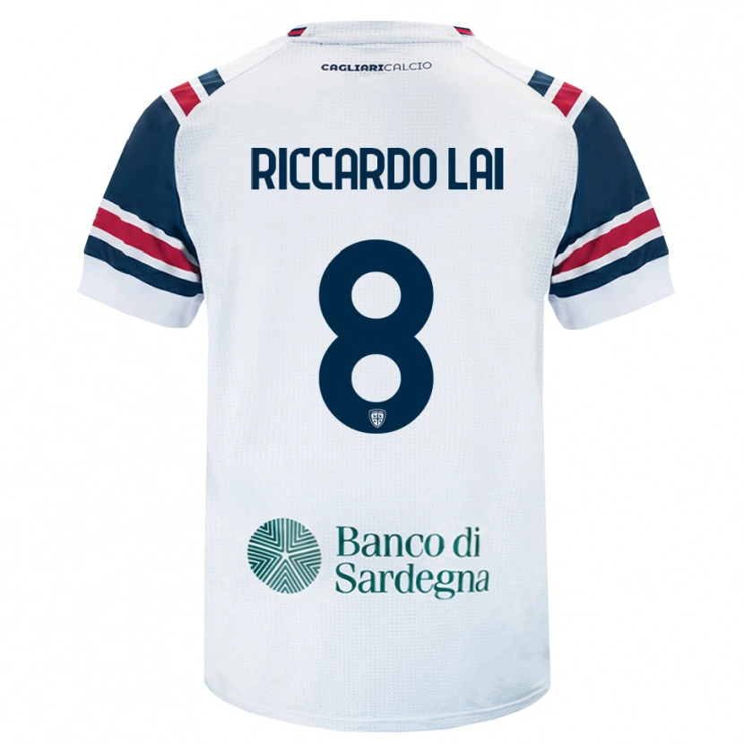 Danxen Hombre Camiseta Riccardo Lai #8 Blanco Rojo Verde 2ª Equipación 2026/27 La Camisa México