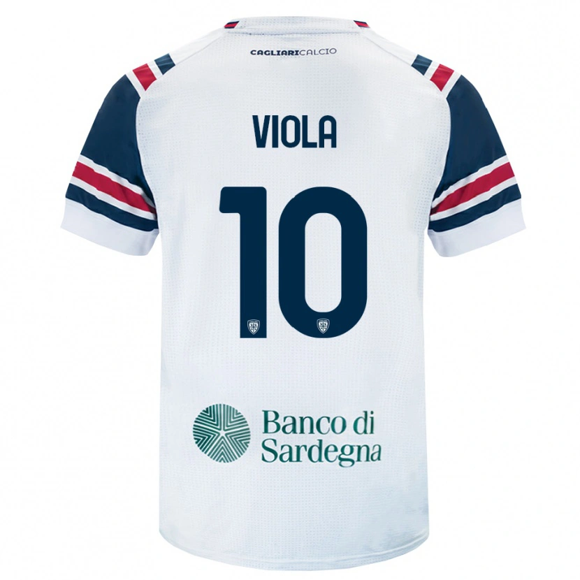 Danxen Hombre Camiseta Nicolas Viola #10 Blanco Rojo Verde 2ª Equipación 2026/27 La Camisa México