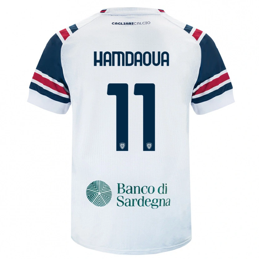 Danxen Hombre Camiseta Noham Hamdaoua #11 Blanco Rojo Verde 2ª Equipación 2026/27 La Camisa México
