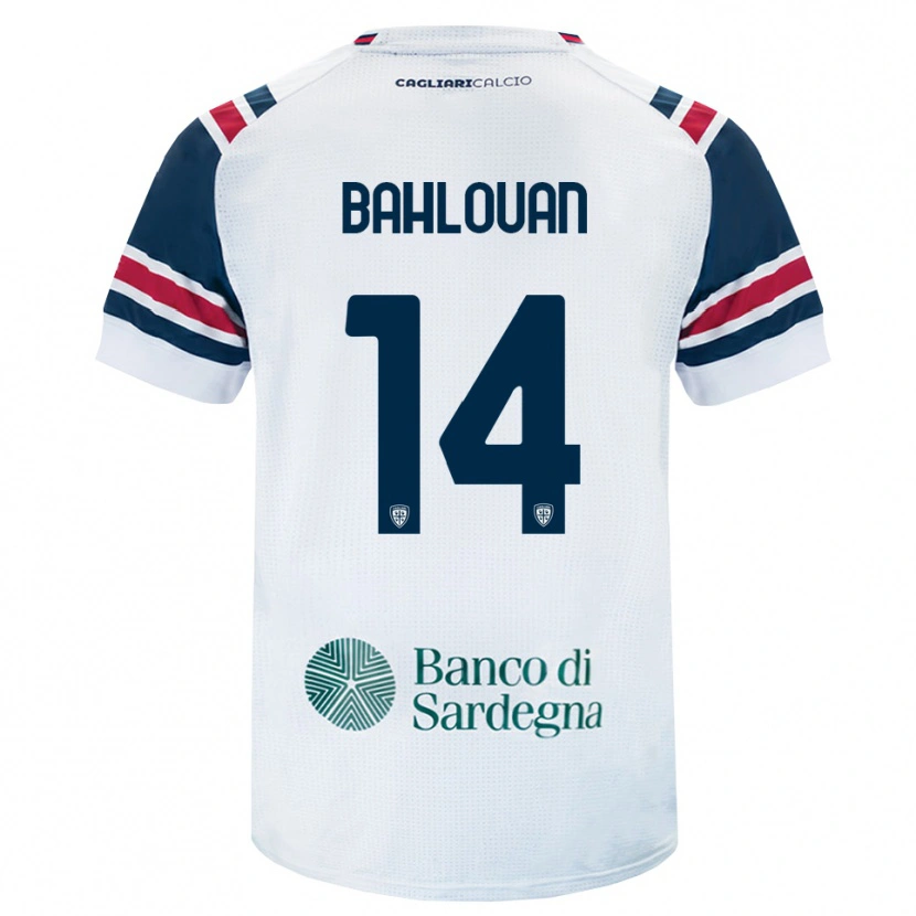 Danxen Hombre Camiseta Amine Bahlouan #14 Blanco Rojo Verde 2ª Equipación 2026/27 La Camisa México