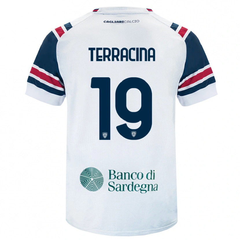 Danxen Hombre Camiseta Gavriel Terracina #19 Blanco Rojo Verde 2ª Equipación 2026/27 La Camisa México