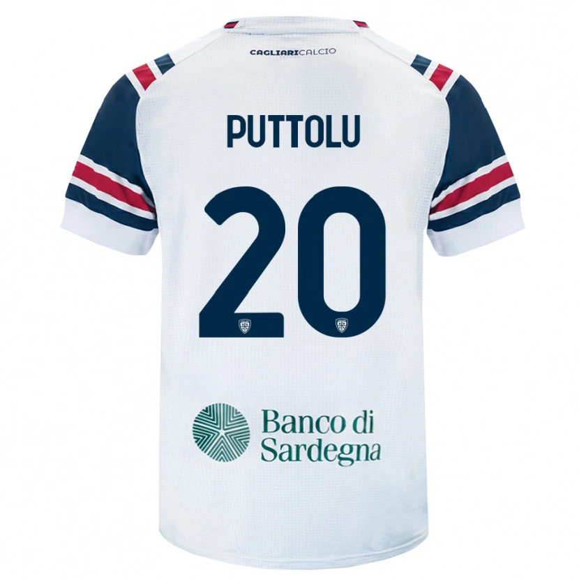 Danxen Hombre Camiseta Diego Puttolu #20 Blanco Rojo Verde 2ª Equipación 2026/27 La Camisa México
