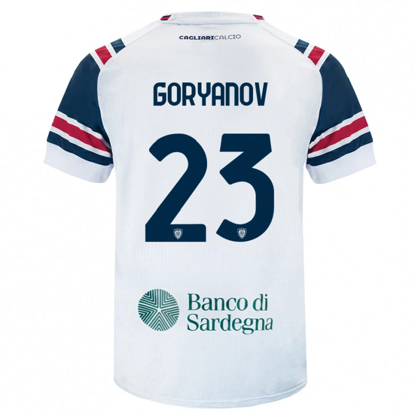 Danxen Hombre Camiseta Kristiyan Goryanov #23 Blanco Rojo Verde 2ª Equipación 2026/27 La Camisa México