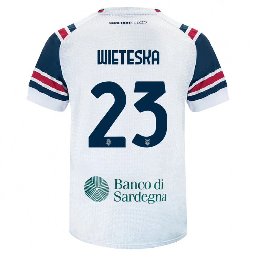 Danxen Hombre Camiseta Mateusz Wieteska #23 Blanco Rojo Verde 2ª Equipación 2026/27 La Camisa México