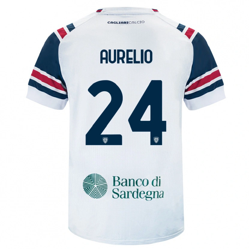 Danxen Hombre Camiseta Giuseppe Aurelio #24 Blanco Rojo Verde 2ª Equipación 2026/27 La Camisa México