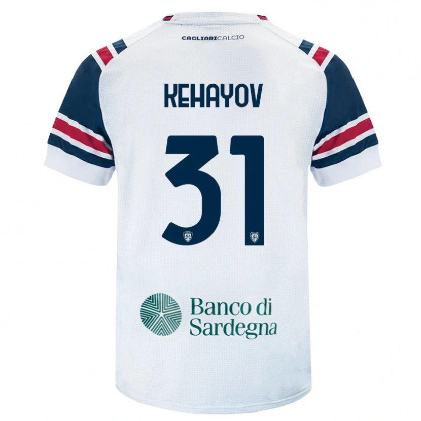 Danxen Hombre Camiseta Atanas Kehayov #31 Blanco Rojo Verde 2ª Equipación 2026/27 La Camisa México